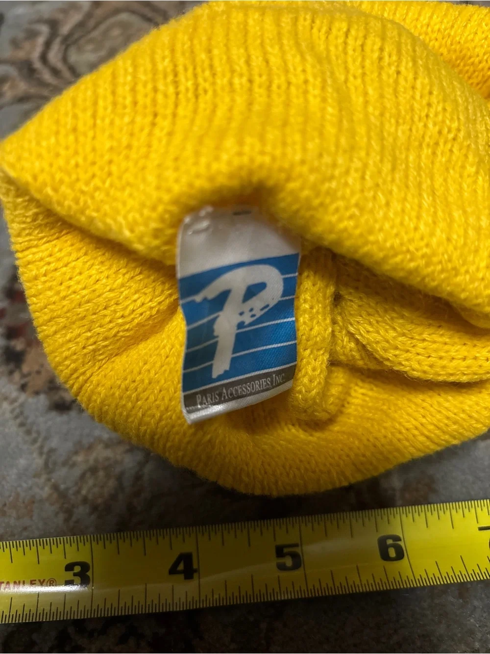 Y2K/ 90s Vintage Paris Accessories Inc Colorful Striped Kids Beanie Hat